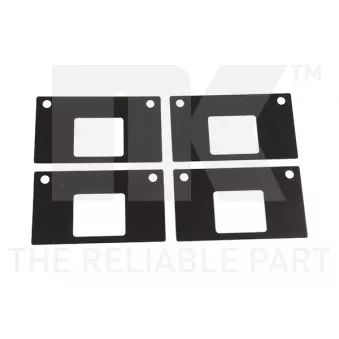 NK 79991025 - Kit d'accessoires, plaquette de frein à disque