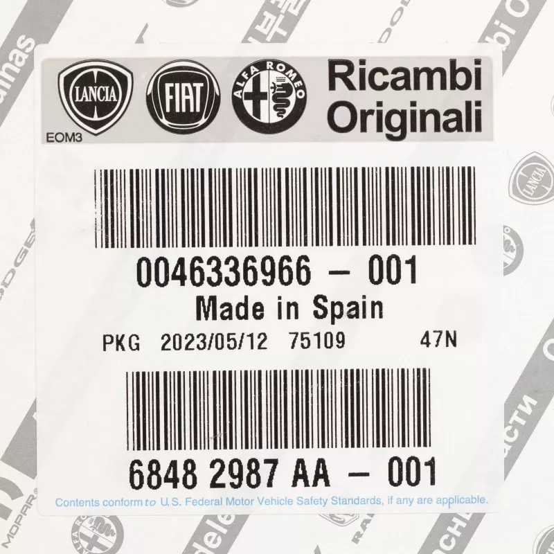 Joint, vanne EGR OE 46336966 - Visuel 2