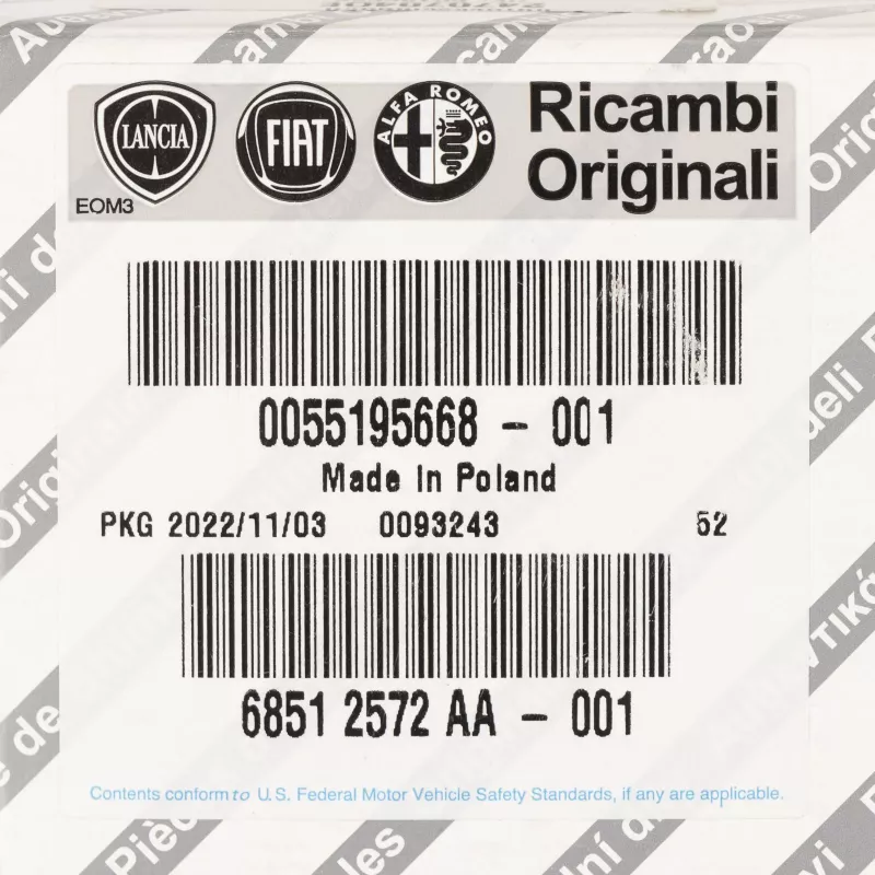 Conduite d'huile, compresseur OE 55195668 - Visuel 2