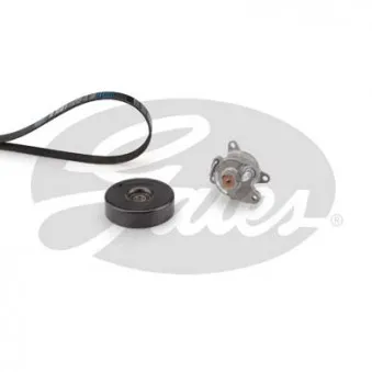 GATES K016PK2040 - Jeu de courroies trapézoïdales à nervures