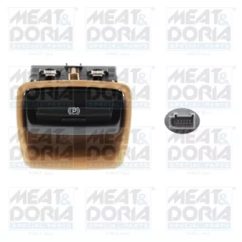 Interrupteur, commande de frein de stationnement MEAT & DORIA 206175