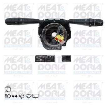 Commutateur de colonne de direction MEAT & DORIA 231808 pour FIAT 500X 1.3 - 150cv
