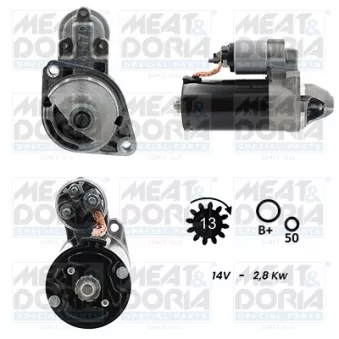 Démarreur MEAT & DORIA OEM a6519062400