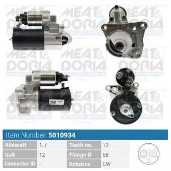 Démarreur MEAT & DORIA OEM 233005951r