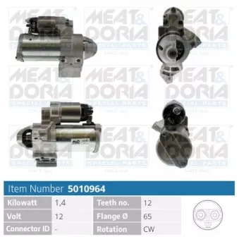 Démarreur MEAT & DORIA OEM 8587708