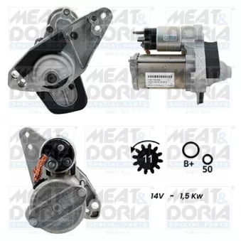Démarreur MEAT & DORIA OEM M0TD0372ZE