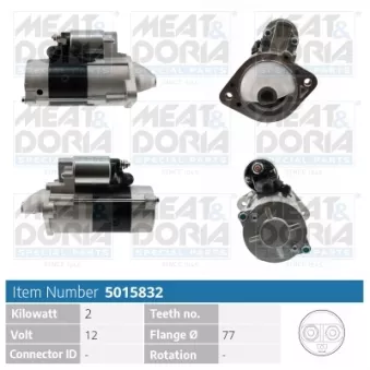 Démarreur MEAT & DORIA OEM M2T87171