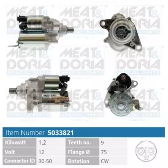 Démarreur MEAT & DORIA OEM 31200RJHE01