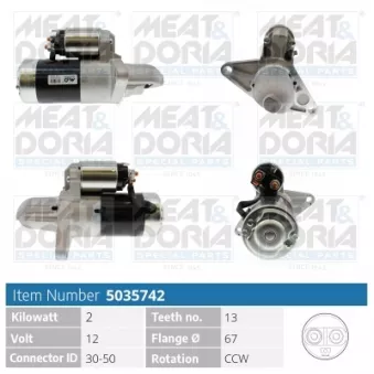 Démarreur MEAT & DORIA OEM N3Z118400