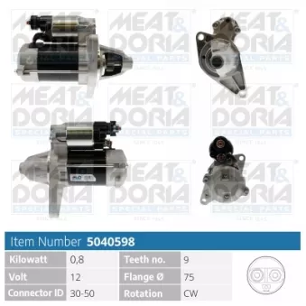 Démarreur MEAT & DORIA OEM 31200plct011m