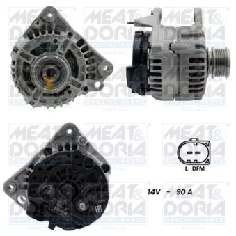 Alternateur MEAT & DORIA OEM 038903023R