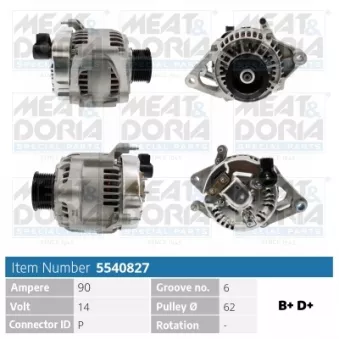 Alternateur MEAT & DORIA OEM 5234029