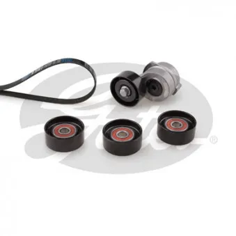 Jeu de courroies trapézoïdales à nervures GATES K037PK2265 pour KIA SORENTO 2.5 CRDi - 170cv