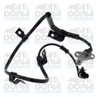 Capteur, vitesse de roue arrière gauche MEAT & DORIA 901432 pour MITSUBISHI PAJERO 3.5 V6 24V - 194cv