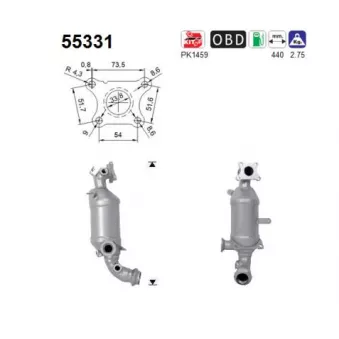 AS 55331 - Catalyseur