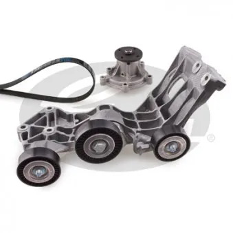 Pompe à eau+Jeu de courroie trapézoïdale à nervures GATES KP25PK1765