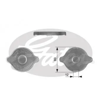 Bouchon de radiateur GATES RC121