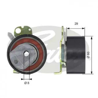 Poulie-tendeur, courroie crantée GATES OEM 9635336880
