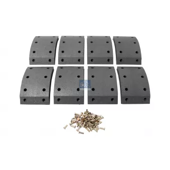 Kit de garnitures de frein, frein à tambour DT 1.35051