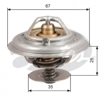 Thermostat d'eau GATES OEM CT5291K