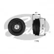 GATES TVD1134 - Poulie, vilebrequin