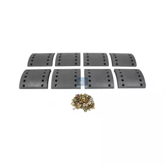 DT 10.33007 - Kit de garnitures de frein, frein à tambour