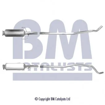 Filtre à particules / à suie, échappement BM CATALYSTS BM11020P