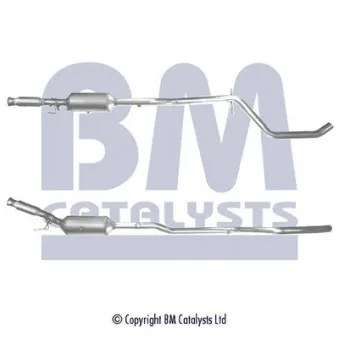 BM CATALYSTS BM11117HP - Filtre à particules / à suie, échappement