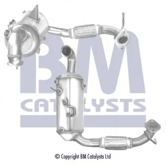 Filtre à particules / à suie, échappement BM CATALYSTS BM11244HP