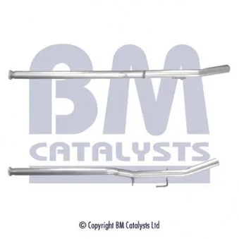 Tuyau d'échappement BM CATALYSTS BM50398 pour RENAULT CLIO 1.5 dCi - 68cv