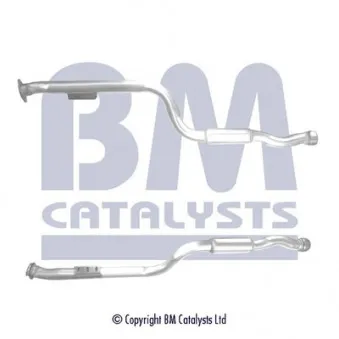 Tuyau d'échappement BM CATALYSTS BM50530 pour MERCEDES-BENZ CLASSE C C 250 - 204cv