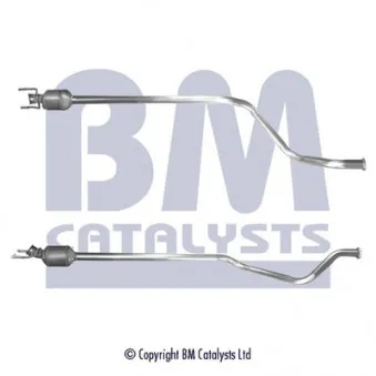 Catalyseur BM CATALYSTS BM91881H pour PEUGEOT 307 2.0 16V - 140cv