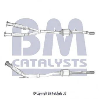 Catalyseur BM CATALYSTS BM92051H pour VOLKSWAGEN TOURAN 2.0 FSI - 150cv