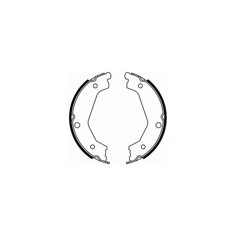 Jeu de mâchoires de frein, frein de stationnement ABE C00327ABE - Visuel 2