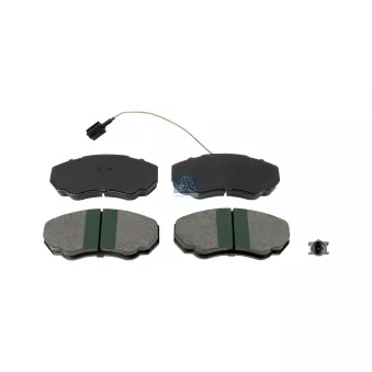 Jeu de 4 plaquettes de frein avant DT OEM 425243