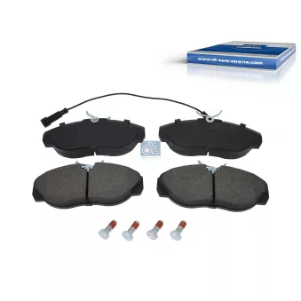 Jeu de 4 plaquettes de frein avant DT OEM 77362233
