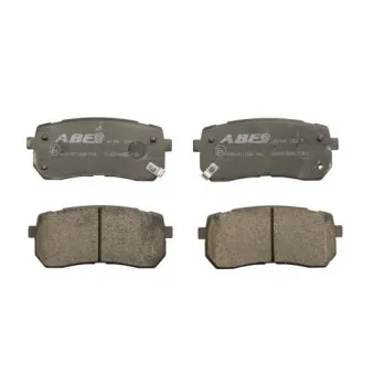 ABE C20310ABE - Jeu de 4 plaquettes de frein arrière