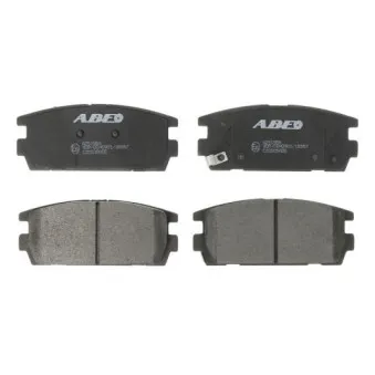 ABE C20506ABE - Jeu de 4 plaquettes de frein arrière