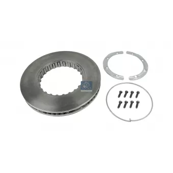 Jeu de 2 disques de frein arrière DT OEM 1962338