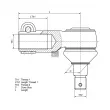 DT 2.53010 - Rotule de barre de connexion