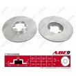 ABE C3G033ABE - Jeu de 2 disques de frein avant