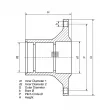 DT 2.65226 - Moyeu de roue avant