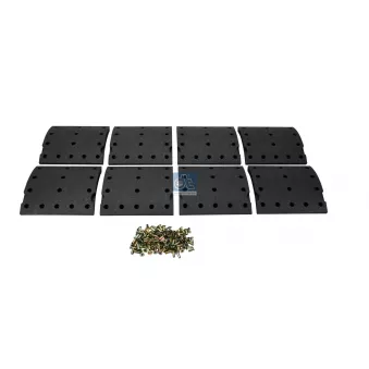 Kit de garnitures de frein, frein à tambour DT OEM 1522138