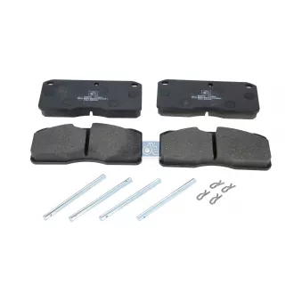 Jeu de 4 plaquettes de frein avant DT OEM 271190
