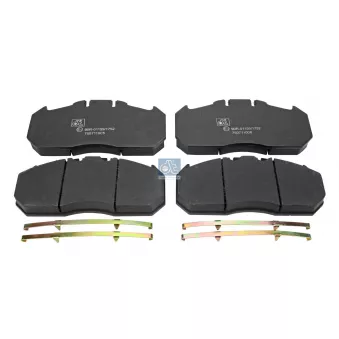 Jeu de 4 plaquettes de frein arrière DT OEM 81508206037