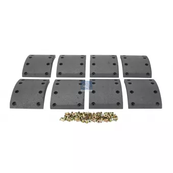 Kit de garnitures de frein, frein à tambour DT 3.96448