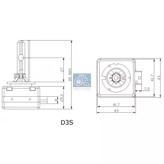 Ampoule, projecteur principal DT OEM N10721806