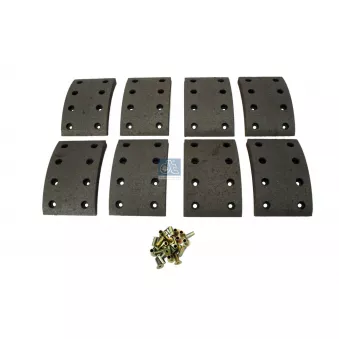 DT 4.91455 - Kit de garnitures de frein, frein à tambour
