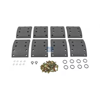 DT 4.91458 - Kit de garnitures de frein, frein à tambour