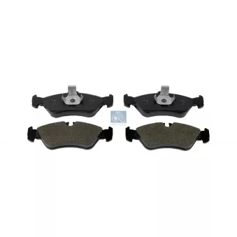 Jeu de 4 plaquettes de frein arrière DT OEM 1644202220